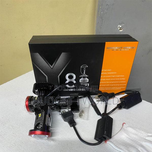 H4 Y8 Mini Led Headlight Projector – Plug Play