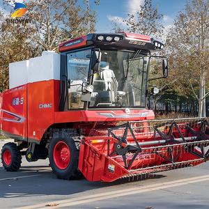 200hp Wheel Grain Wheat Combine Harvester With 13kg/S Feeding Capacity - thumbnail 2
