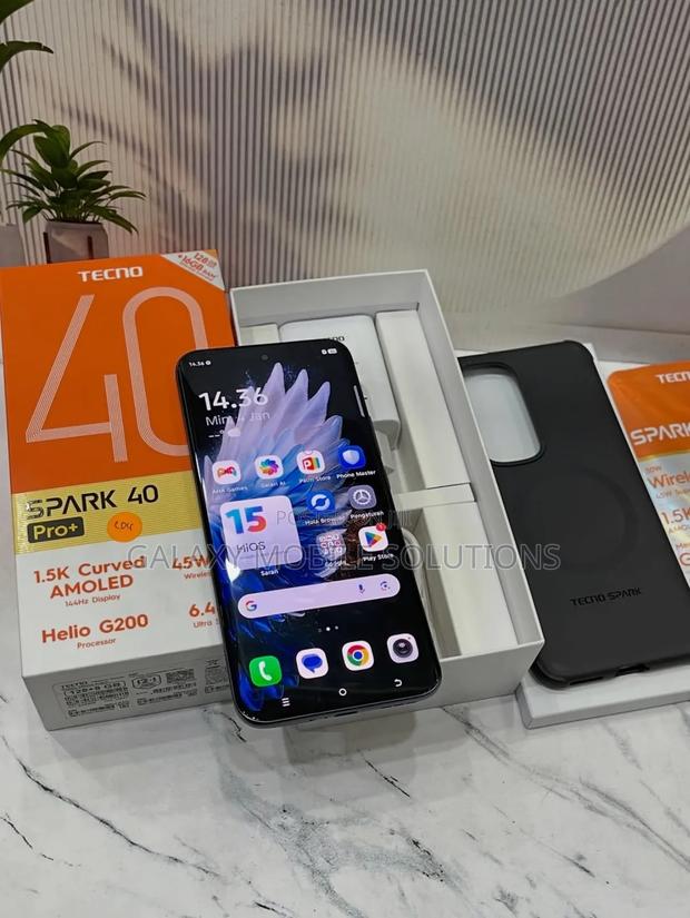 New Tecno Spark 40 Pro+ 128 GB Black - thumbnail 5