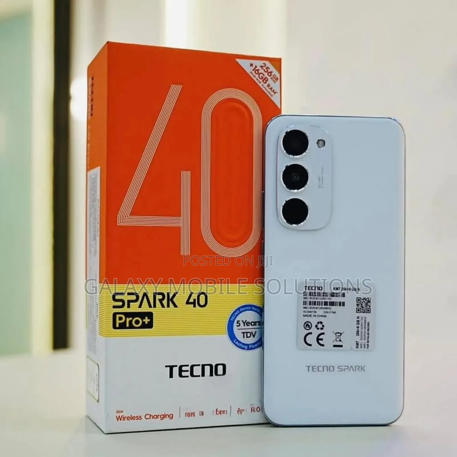 New Tecno Spark 40 Pro+ 256 GB White