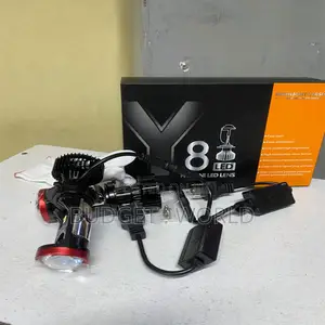 H4 Y8 Led Projector Headlight – Clear Beam Mini Design