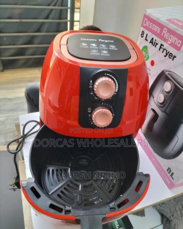 Colour Red Dessini 8l Air Frier - main view