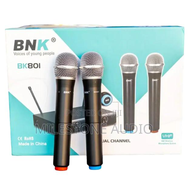 BNK Bk-801 Dual Wireless Microphones