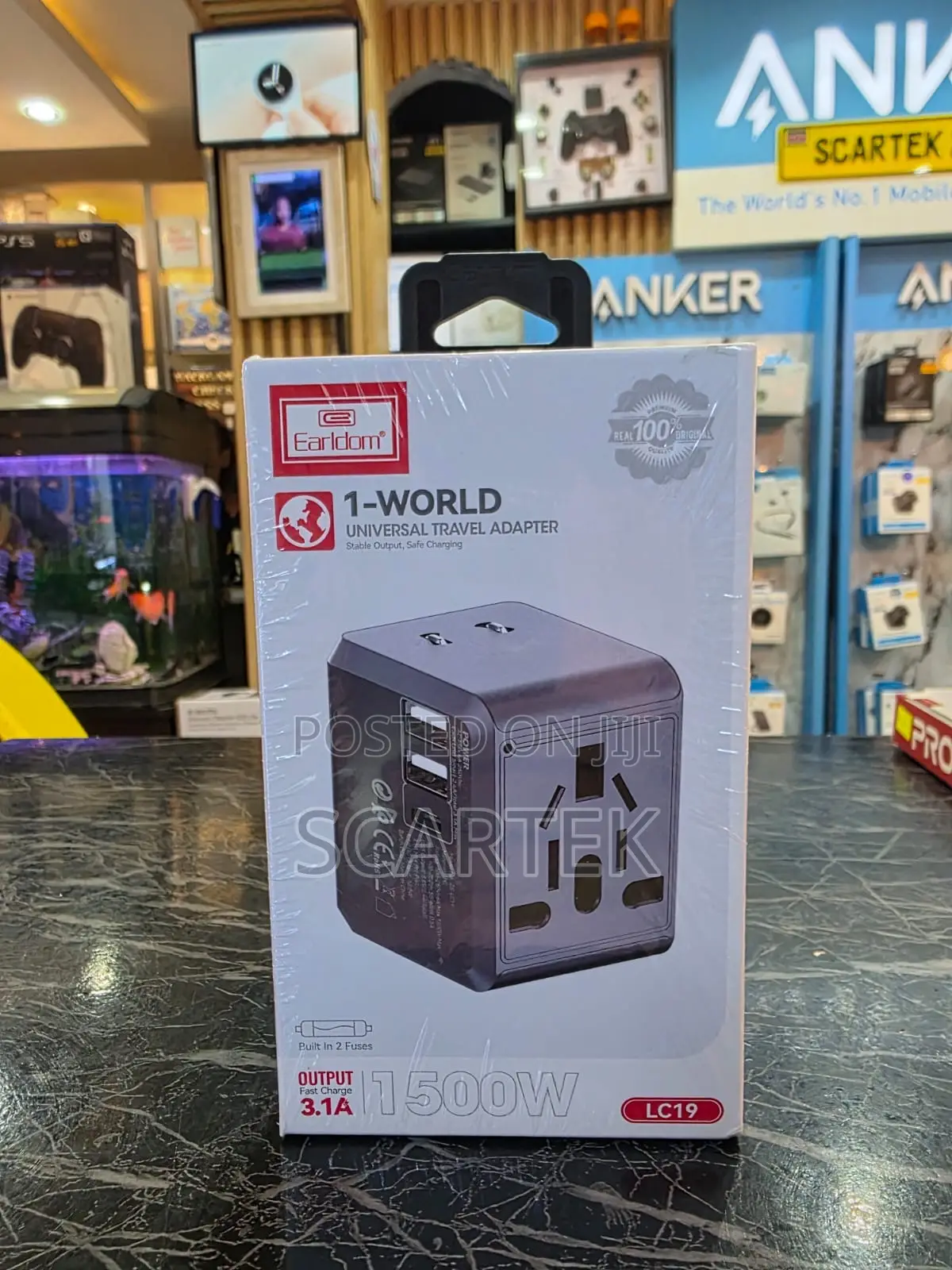 1-world Universal Travel Adapter