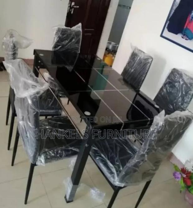 Modern 6 Seater Dining Table – Elegant Durable Living Room Set