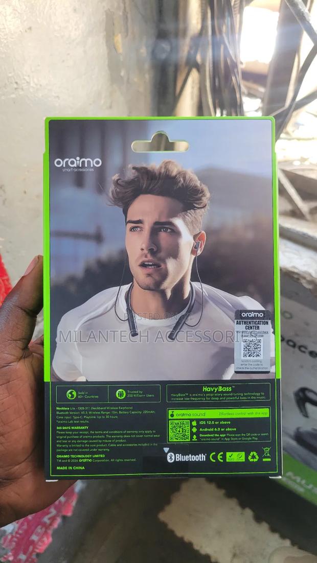 Oraimo Necklace Lite – All-Day Comfort, Wireless Freedom - thumbnail 2