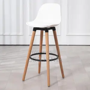 Home Counter Stool; Leisure Bar Stool With Nordic Minimalist Design