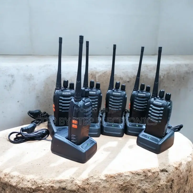 Stable Performance Baofeng Bf-888s Walkie Talkie Radio Calls- 6 Pieces