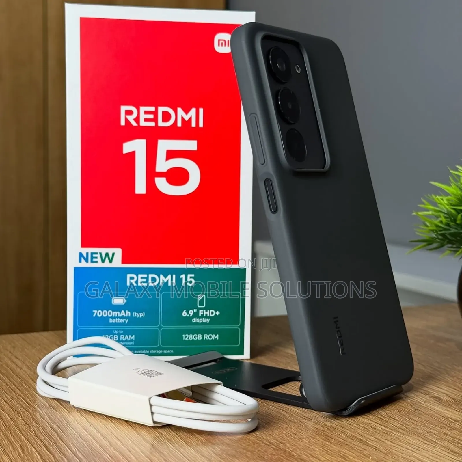 New Xiaomi Redmi 15 128 GB Black