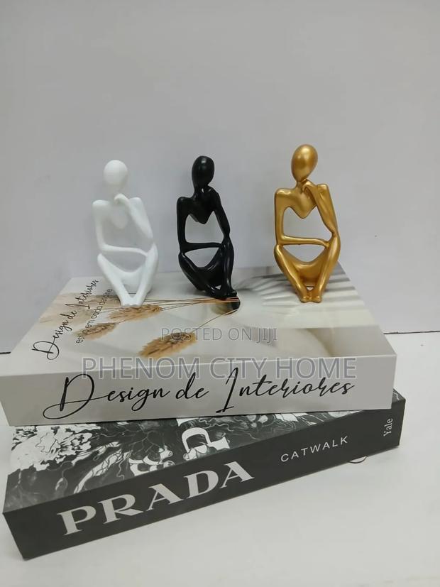 Thinker Man Decor Statues Available - thumbnail 2