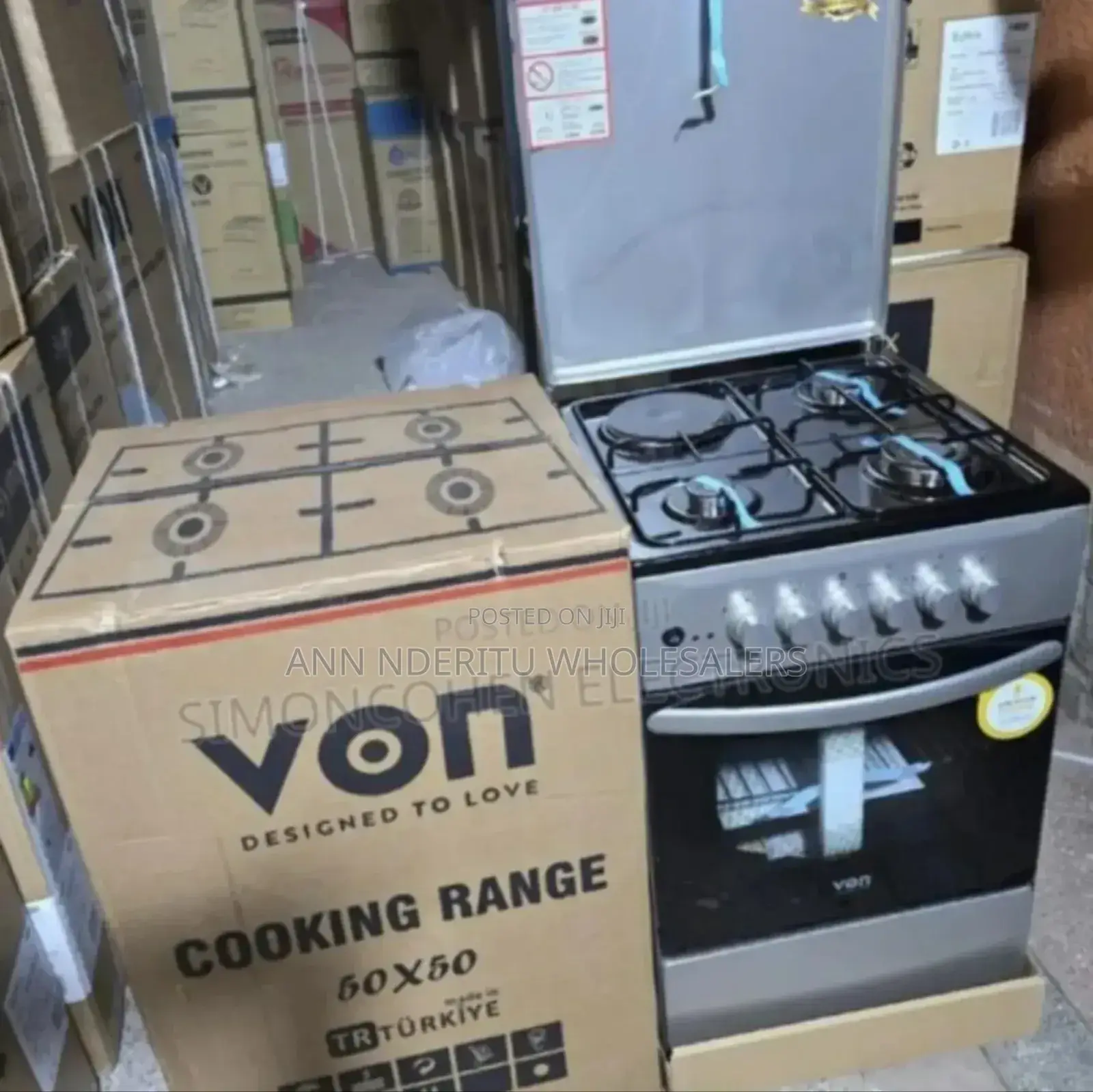 With Electric Oven - Von 50 By 50 Cooker 3+1