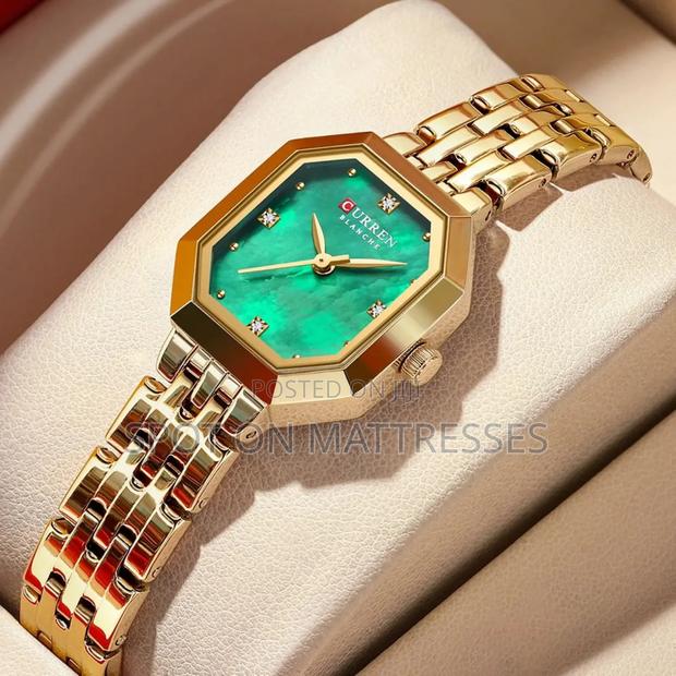 Cutesy! Curren Ladies Watch #9108. Available In Gold And Silver Colour