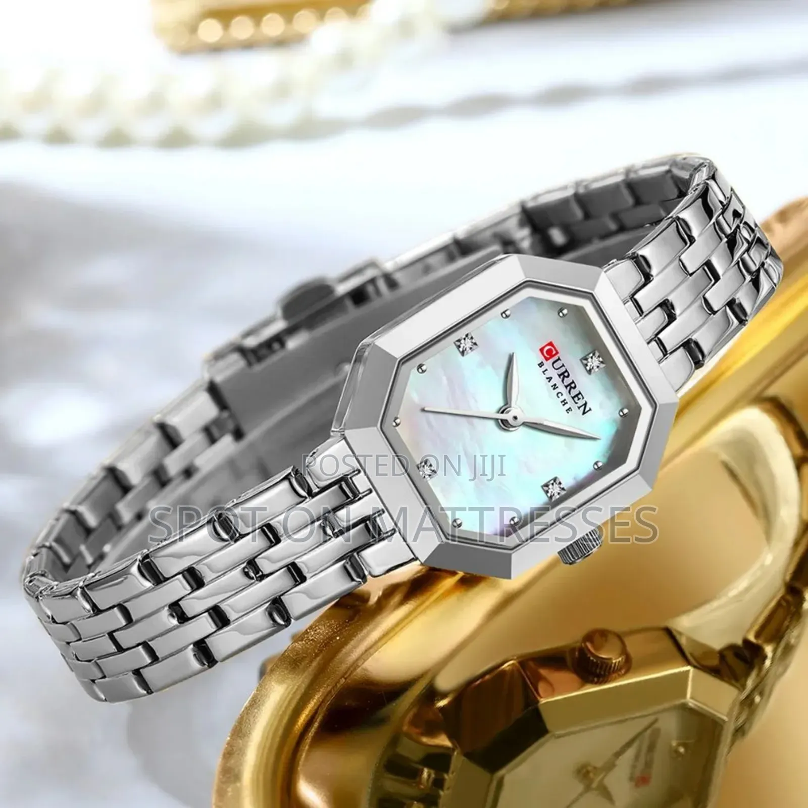 Cutesy! Curren Ladies Watch #9108. Available In Gold And Silver Colour