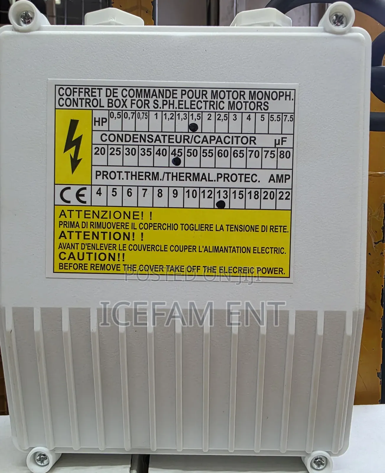 Water Pump Control Box/3hp Control Box