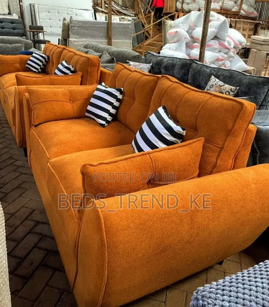 Practical Classy Butterfly Sofa 5 Seater 2,3(Orange)