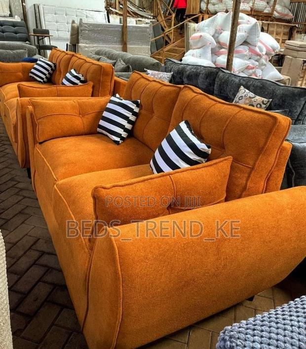 Practical Classy Butterfly Sofa 5 Seater 2,3(Orange) - main view