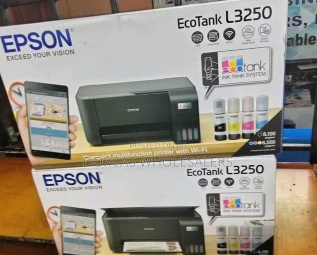 Printer Epson L3250 With It's Inks - main view