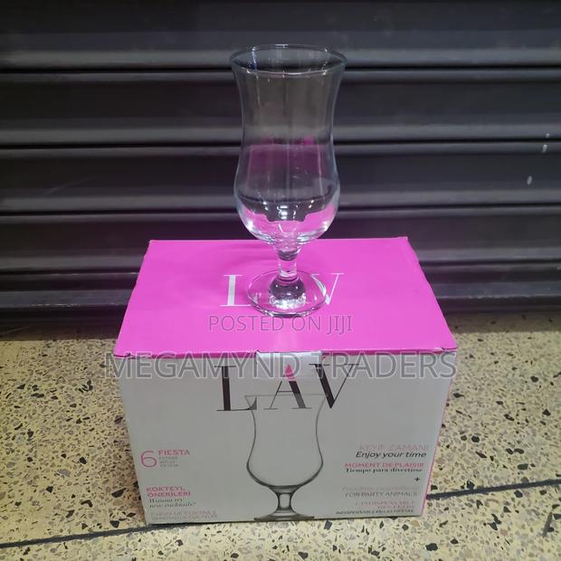 6pc Hurricane Cocktails Glasses