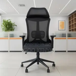 Office Chair;High-back Mesh Office Chair With Tilt, Swivel, And Wheels
