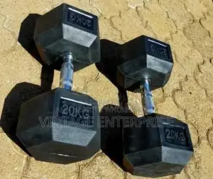 Durable Original Two 20kgs Hex Dumbbell Set