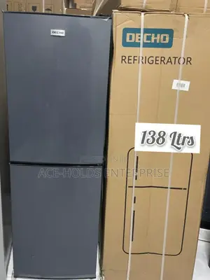 Decho 138 Litres Double Door Fridge - Top Mount Freezer