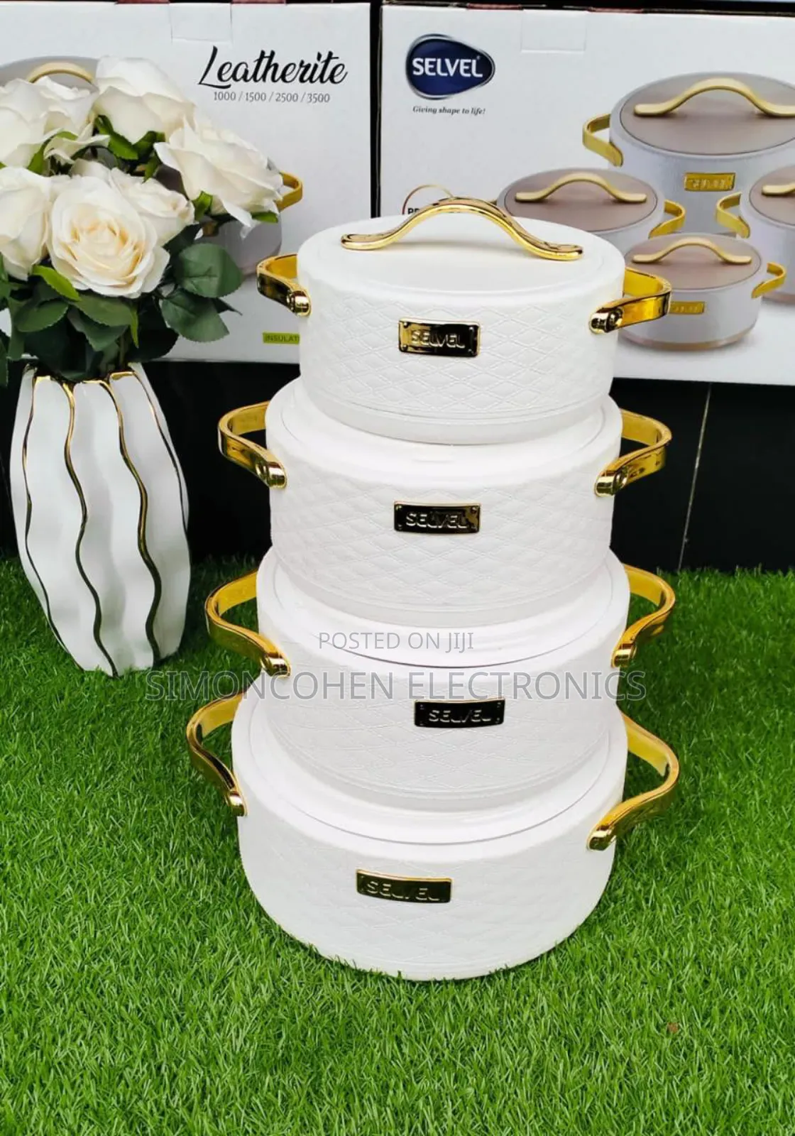 4pcs Leather Hotpots