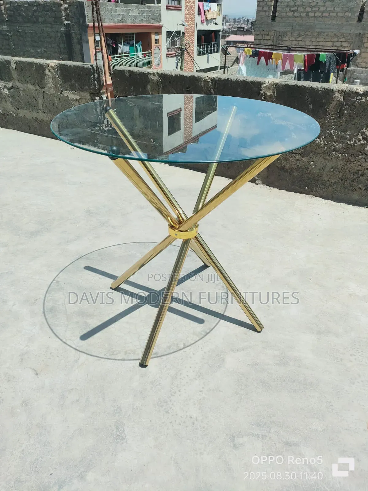 Modern Round Glass Coffee Table