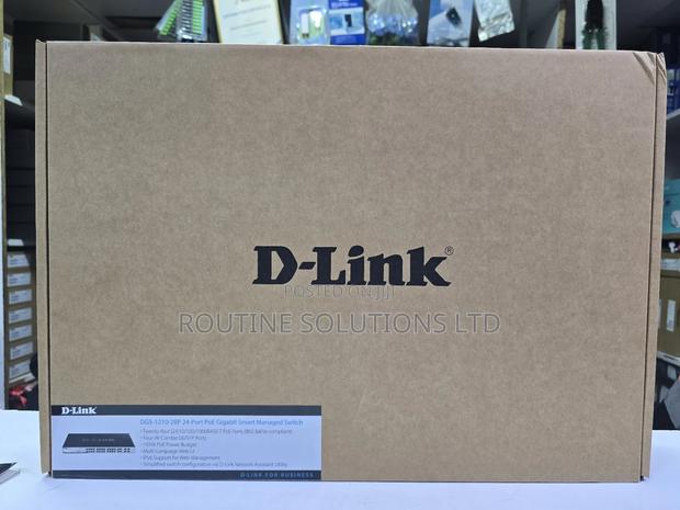 Dlink DGS-1210-28p 24-Port Poe Gigabit Smart Managed Switch