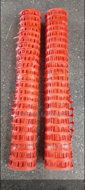 Orange Fence Safety Barrier Fencing Mesh.