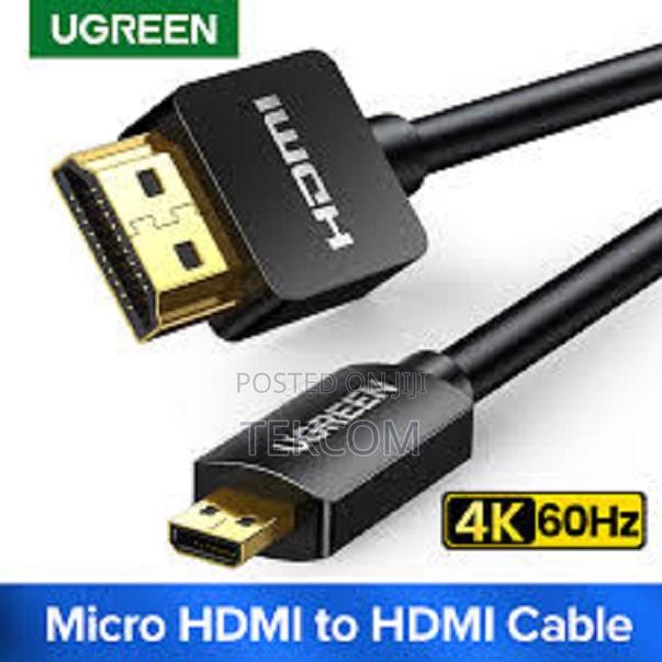 Ugreen Micro Hdmi To Hdmi 4k Cable Male To Male Black 1m