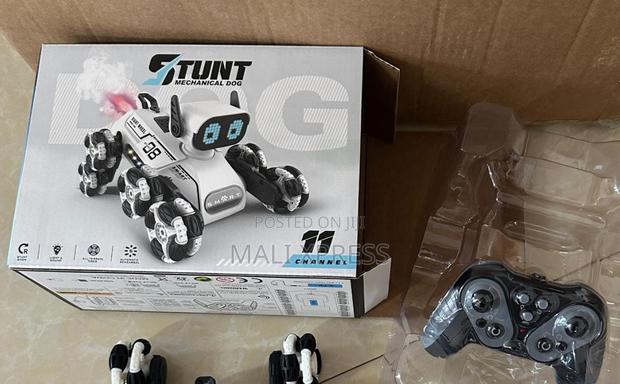 Rc Robot Dog Stunt Car 8-Wheel Gesture Control Toy 2.4ghz