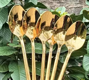 6-Piece Gold Table Spoon Set