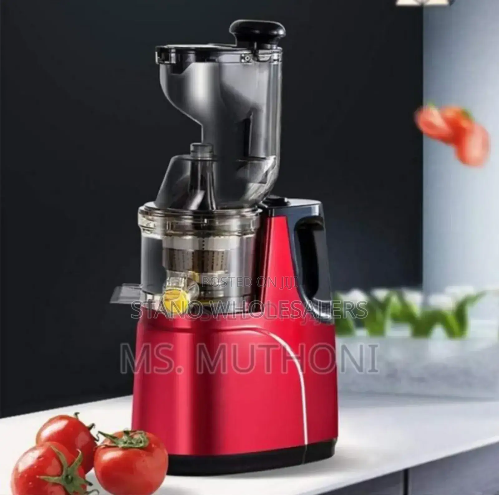 Electric Commercial Juicer. Colour Red