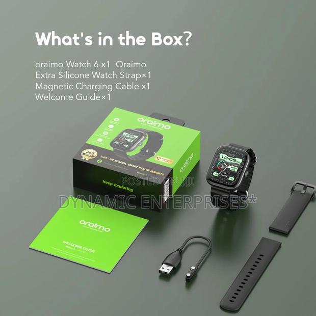 Oraimo 6 Osw-807 Smart Watch - main view