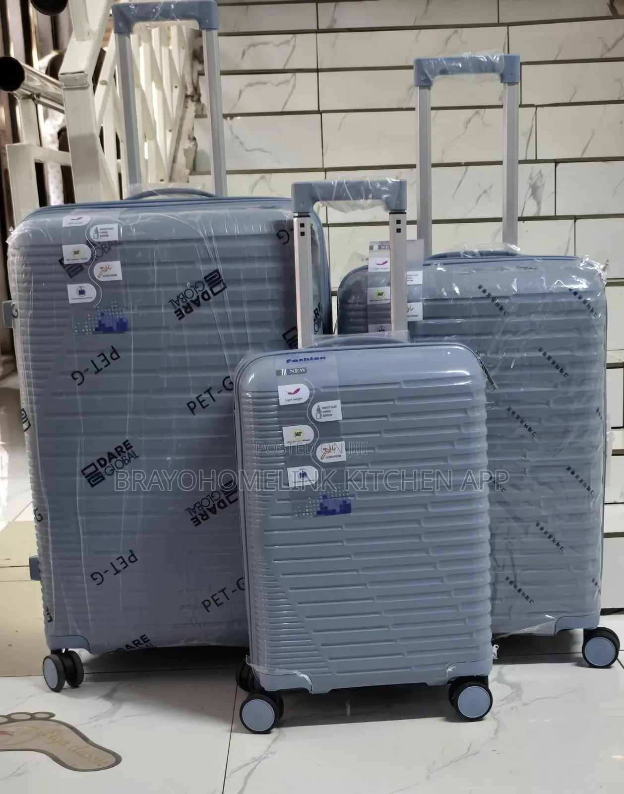 *3 in 1 Unbreakable Pp Suitcases