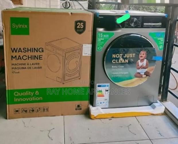 Syinix 10kg Front Load Wash and Spin Washing Machine