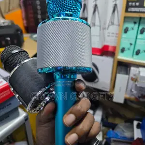 Ws-858 Wireless Bluetooth Karaoke Microphone Speaker
