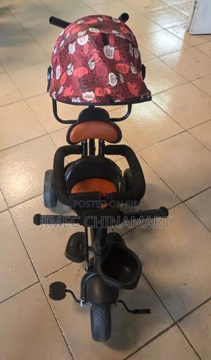 Kids Stroller With Umbrella Push Bar Handles - main view
