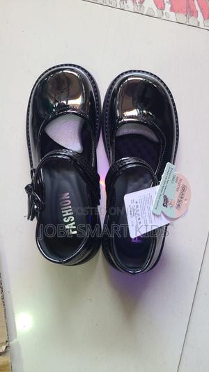 New Girls Black School Shoes | Sizes 26–35 | Durable Footwear