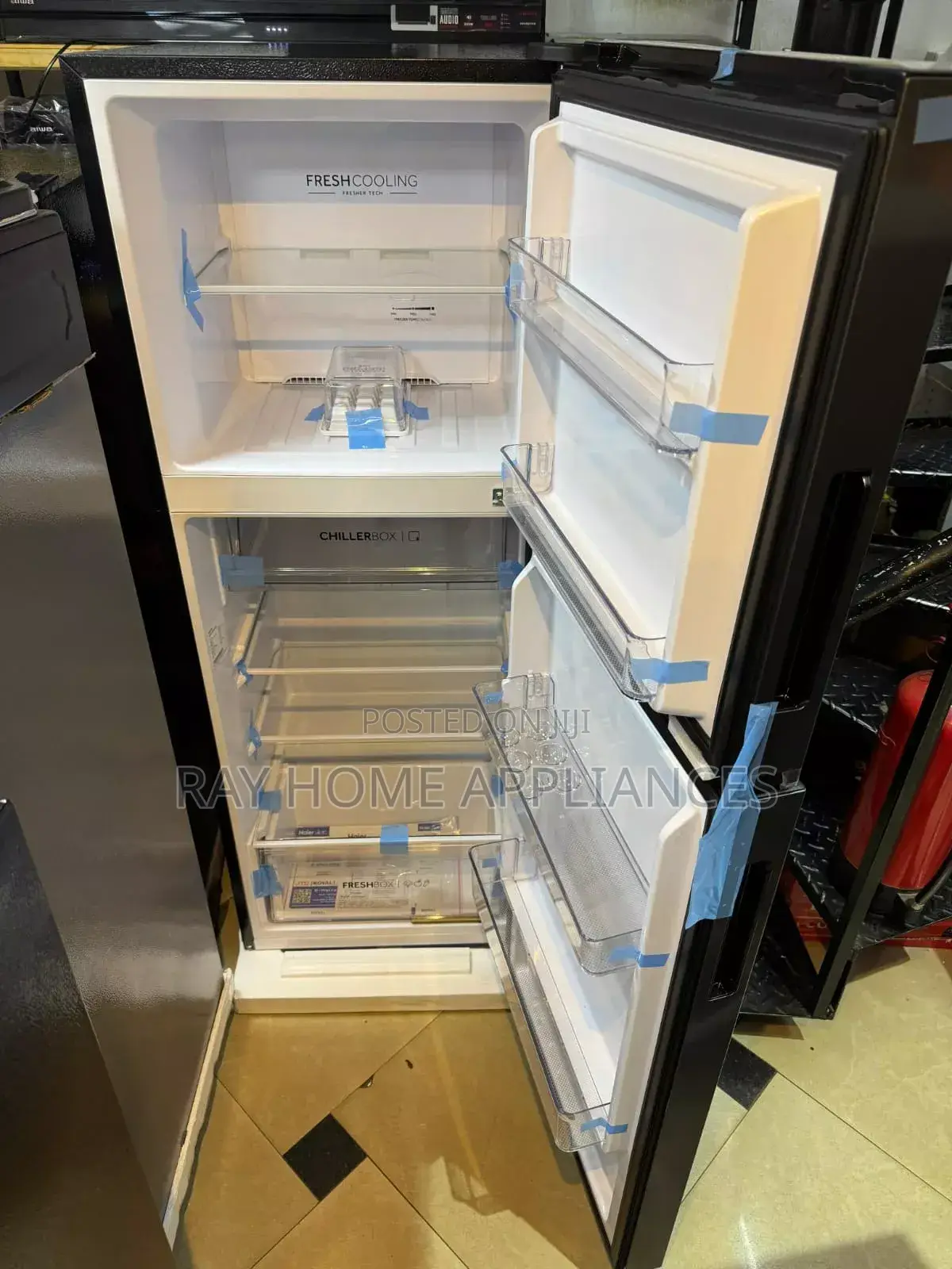 222litres Haier Non Frost Model HRF- 239fa-Ke Doubledoor Refrigerator