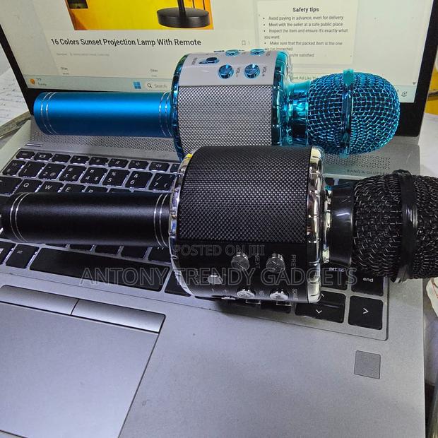 Ws-858 Bluetooth Karaoke Microphone With Speaker - thumbnail 2