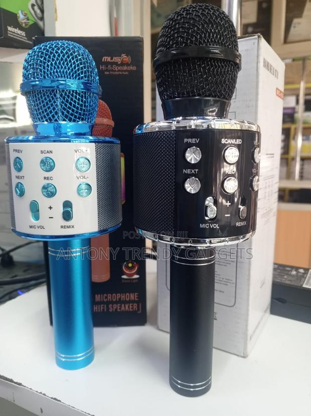 Ws-858 Bluetooth Karaoke Microphone With Speaker - thumbnail 3