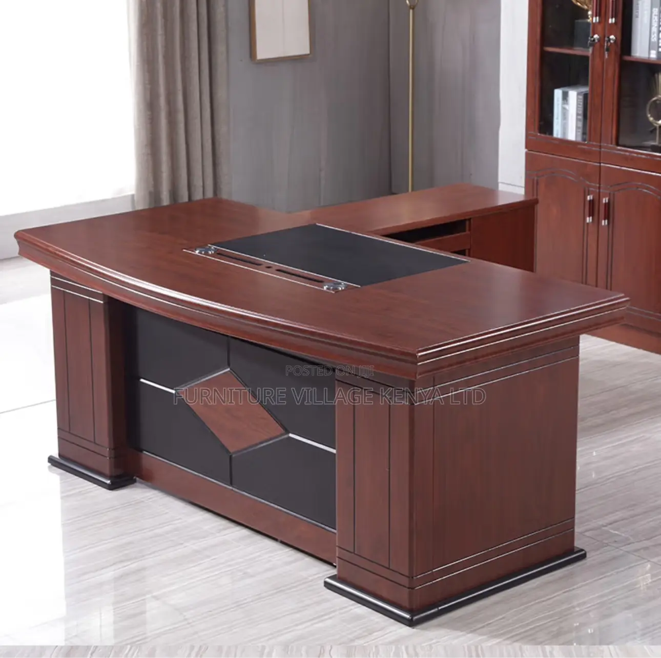 Office Desks: 1.6 Meters L-shaped Executive Office Table