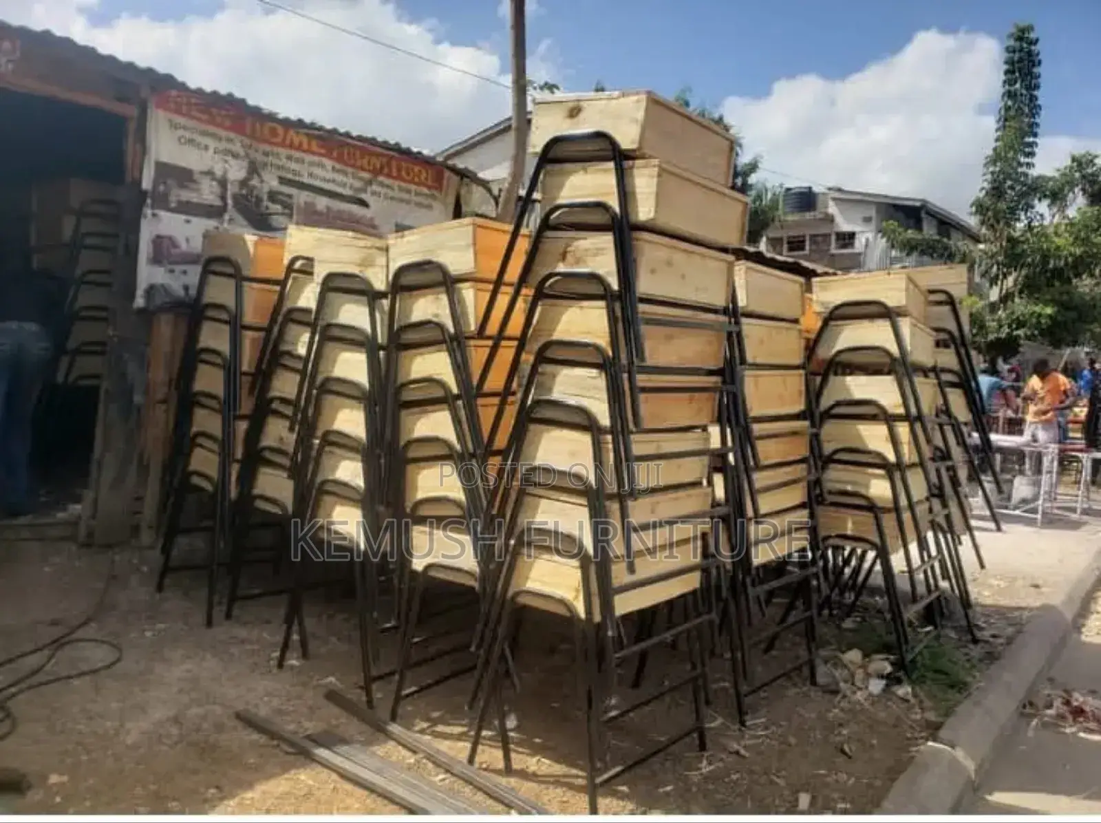 Lockers With the Chairs