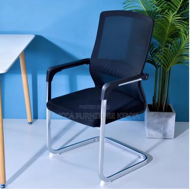 Mid Back Ergonomic Mesh Conference Chair - thumbnail 11