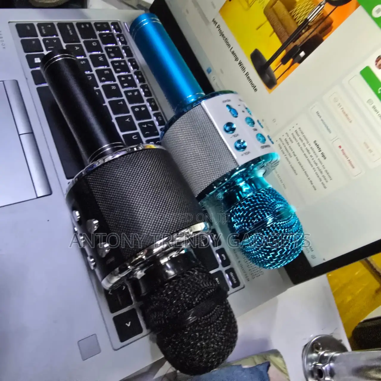 Ws-858 / Ws-858l Wireless Bluetooth Karaoke Microphones.