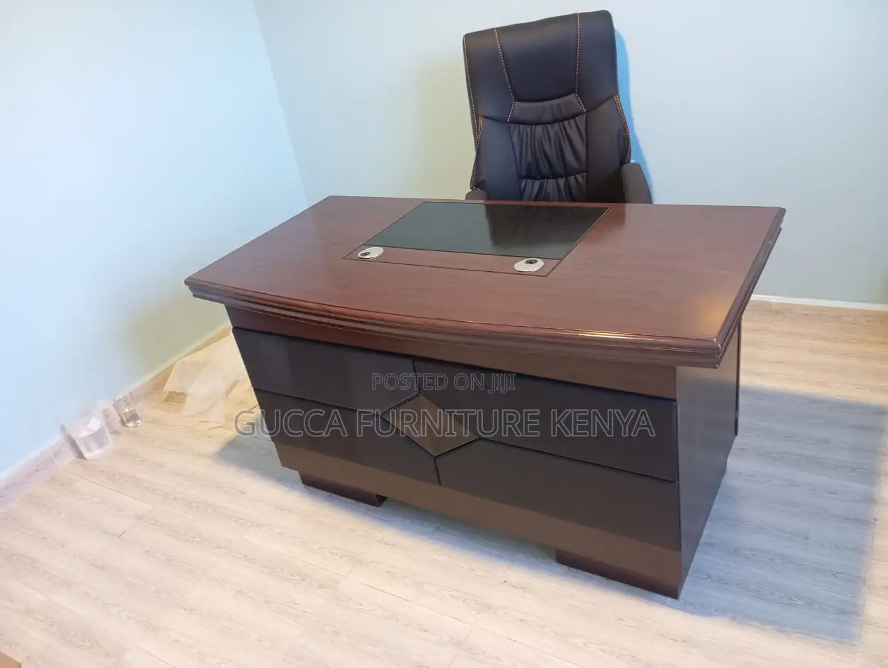 140cm Executive Office Desk With Drawers