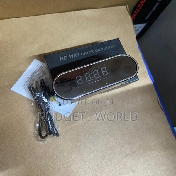 1080p Wifi Clock Camera – Motion Alert Night Vision