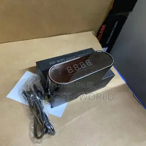 Portable Wifi Camera Clock – Rechargeable 1080p Security