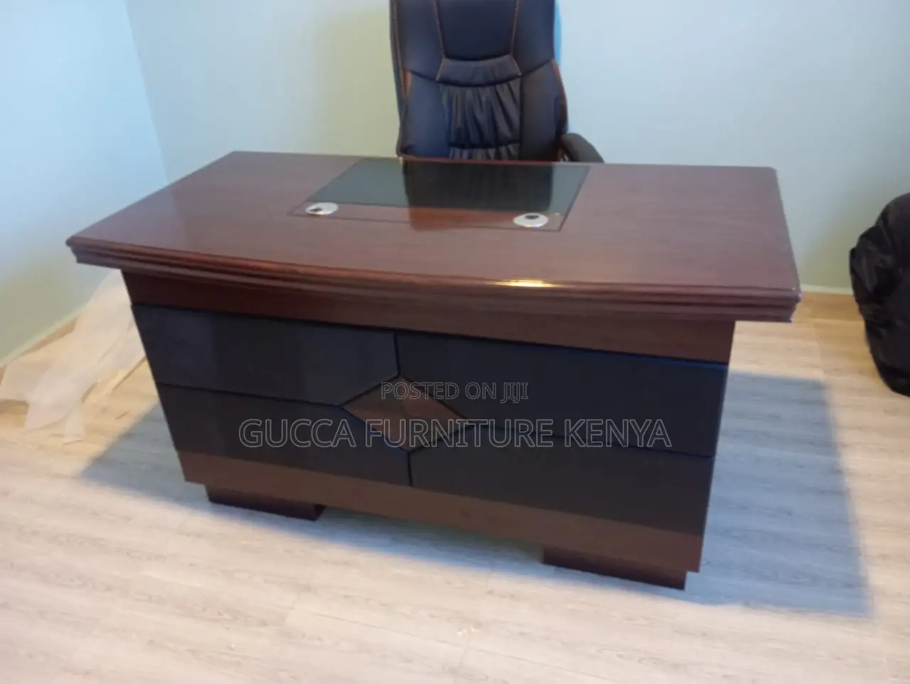 140cm Executive Office Desk With Drawers